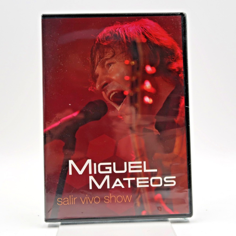 Miguel Mateos Salir Vivo Show DVD 2004 Live Concert Pop Music Spanish NTSC